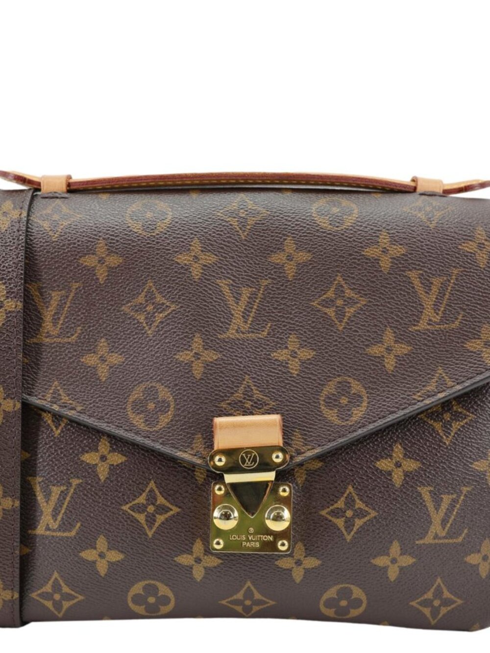 Louis Vuitton Metis Pochette Monogram Canvas Crossbody Bag Brown